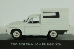 Syrena 104 Furgonik, white, Legendy FSO, 1:43