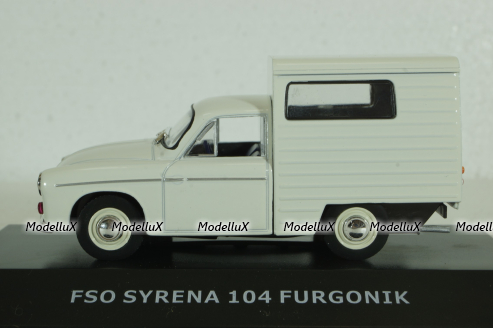 Syrena 104 Furgonik, white, Legendy FSO, 1:43