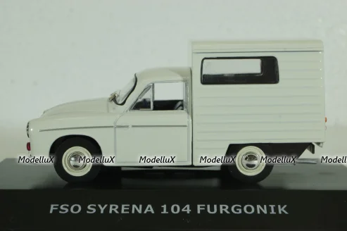 Syrena 104 Furgonik, white, Legendy FSO, 1:43
