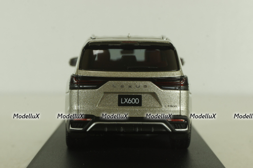 Lexus LX600 "F Sport" 2022, Sonic Titanium, KS03909FT, Kyosho 1:43 