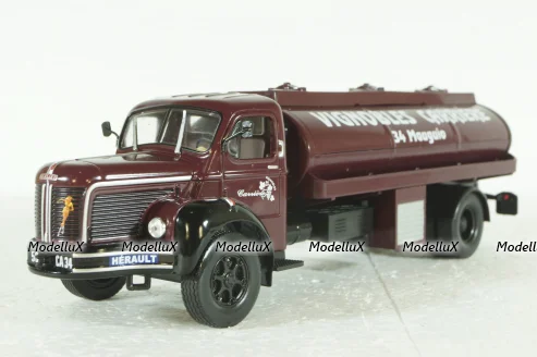 Berliet GLM10B M3 6X4 TANKER TRUCK PINARDIER 3-ASSI 1955, Berliet Collection, Hachette 1:43