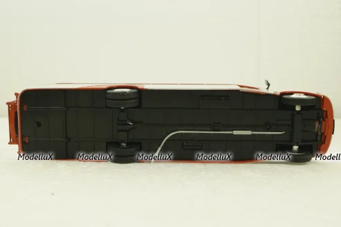 Volvo B375 bus 1957, red/white, Autobus Dal Mondo #72, Hachette 1:43