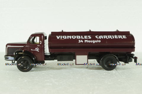 Berliet GLM10B M3 6X4 TANKER TRUCK PINARDIER 3-ASSI 1955, Berliet Collection, Hachette 1:43