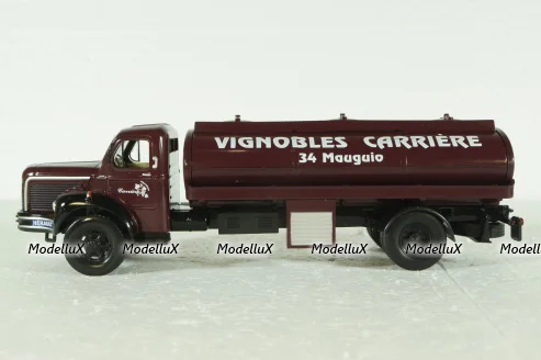 Berliet GLM10B M3 6X4 TANKER TRUCK PINARDIER 3-ASSI 1955, Berliet Collection, Hachette 1:43