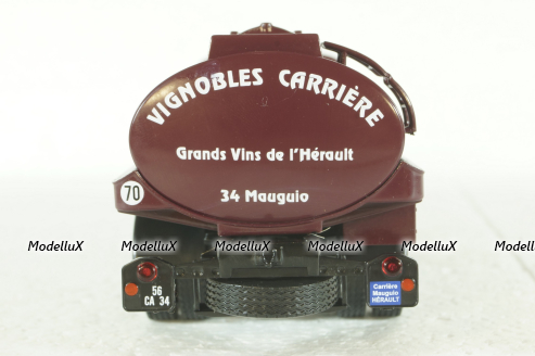Berliet GLM10B M3 6X4 TANKER TRUCK PINARDIER 3-ASSI 1955, Berliet Collection, Hachette 1:43