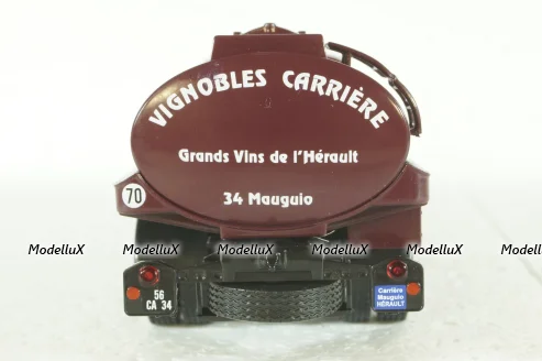 Berliet GLM10B M3 6X4 TANKER TRUCK PINARDIER 3-ASSI 1955, Berliet Collection, Hachette 1:43