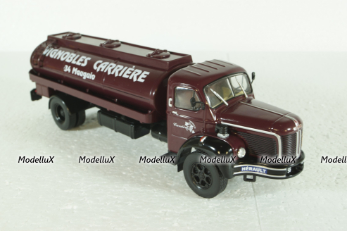 Berliet GLM10B M3 6X4 TANKER TRUCK PINARDIER 3-ASSI 1955, Berliet Collection, Hachette 1:43