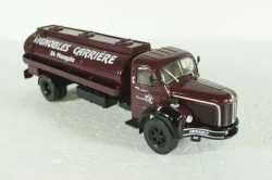 Berliet GLM10B M3 6X4 TANKER TRUCK PINARDIER 3-ASSI 1955, Berliet Collection, Hachette 1:43