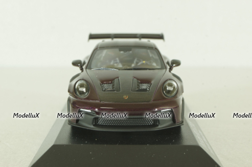 Porsche 911 (992) GT3 RS 2023, purple with gold wheels,410062112, Minichamps 1;43 