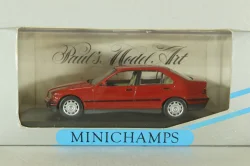 BMW 320i sedan 1992, red, 430023302, Minichamps 1:43  