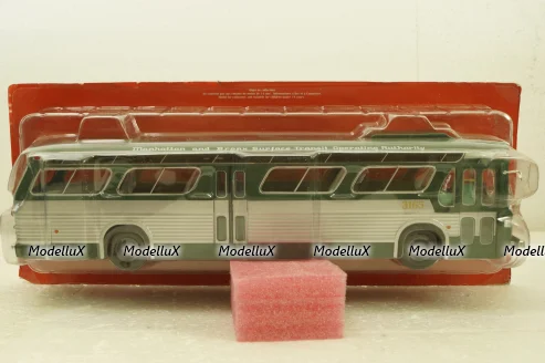 GM New Look TDH-5303 1965, bus, green,  AUTOBUS DAL MONDO, Hachette 1:43 Уценка!
