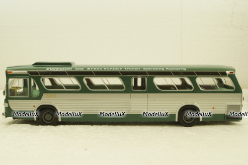 GM New Look TDH-5303 1965, bus, green,  AUTOBUS DAL MONDO, Hachette 1:43 Уценка!