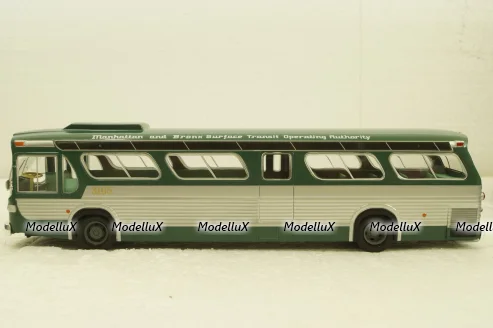 GM New Look TDH-5303 1965, bus, green,  AUTOBUS DAL MONDO, Hachette 1:43 Уценка!