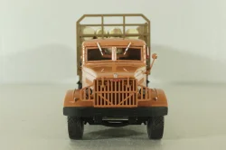 Краз-219Б лесовоз, оранжевый, с бревнами Modellux 1:43