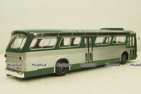 GM New Look TDH-5303 1965, bus, green,  AUTOBUS DAL MONDO, Hachette 1:43 Уценка!