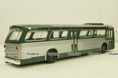 GM New Look TDH-5303 1965, bus, green,  AUTOBUS DAL MONDO, Hachette 1:43 Уценка!