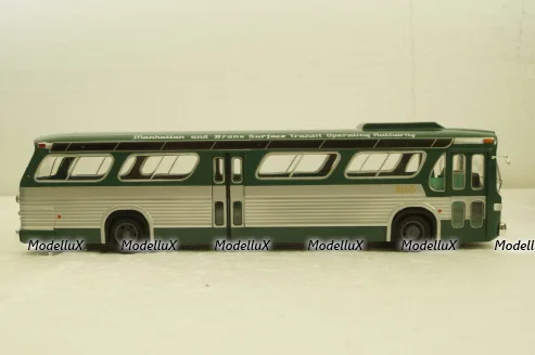 GM New Look TDH-5303 1965, bus, green,  AUTOBUS DAL MONDO, Hachette 1:43 Уценка!