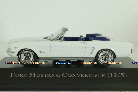 Ford Mustang Convertible 1965, white, Altaya 1:43