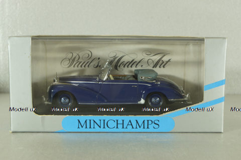 Mercedes 300S Cabriolet, 1951, blue, 32331, Minichamps 1:43