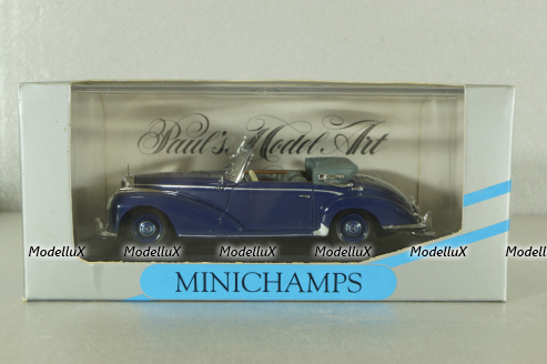 Mercedes 300S Cabriolet, 1951, blue, 32331, Minichamps 1:43