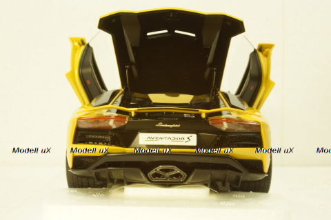 Lamborghini Aventador S 2017 pearl yellow, 79132, AutoArt 1:18