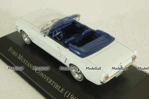 Ford Mustang Convertible 1965, white, Altaya 1:43