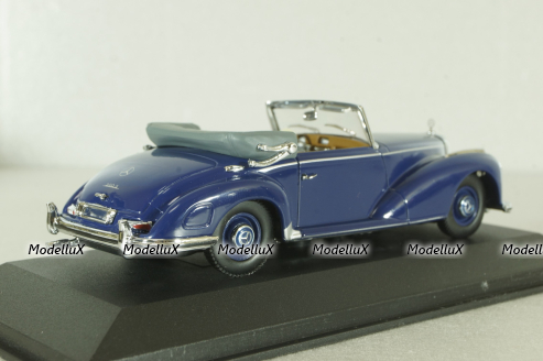 Mercedes 300S Cabriolet, 1951, blue, 32331, Minichamps 1:43