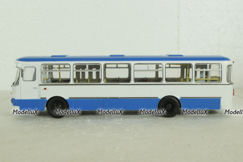 ЛИАЗ-677М (бело-голубой), Советский Автобус 1:43