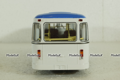ЛИАЗ-677М (бело-голубой), Советский Автобус 1:43