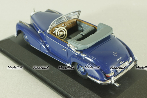 Mercedes 300S Cabriolet, 1951, blue, 32331, Minichamps 1:43