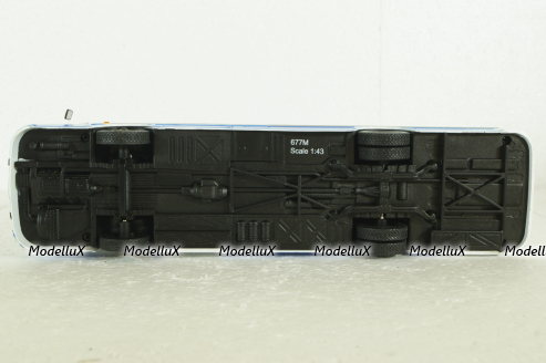 ЛИАЗ-677М (бело-голубой), Советский Автобус 1:43