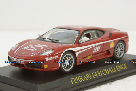 Ferrari F430 Challenge red, Ferrari Collection №47, Eaglemoss 1:43 (без журналу)
