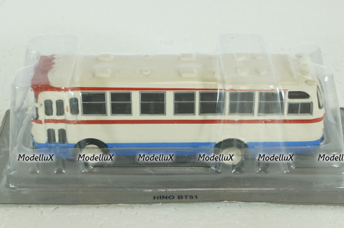 Hino BT 51, white,  Kultovni Autobusy Minule Ery 1:72