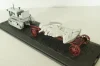 Сталинец-65 трактор, 1937, серый с прицепом, Model43 1:43