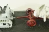 Сталинец-65 трактор, 1937, серый с прицепом, Model43 1:43