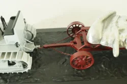 Сталинец-65 трактор, 1937, серый с прицепом, Model43 1:43