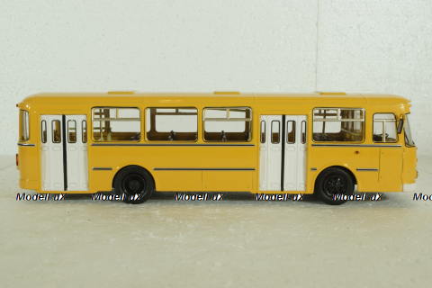Лиаз-677М, желтый, 900056, Советский Автобус 1:43