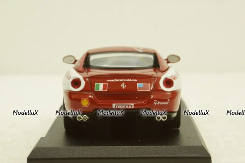 Ferrari 599 GTB Fiorano "Panamerican tour" red, Ferrari Collection №66, Eaglemoss 1:43 (без журналу)