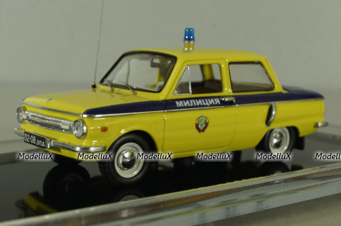 Заз-966 Запорожец,  Милиция, Гаи, желтый, TruckTyr 1:43
