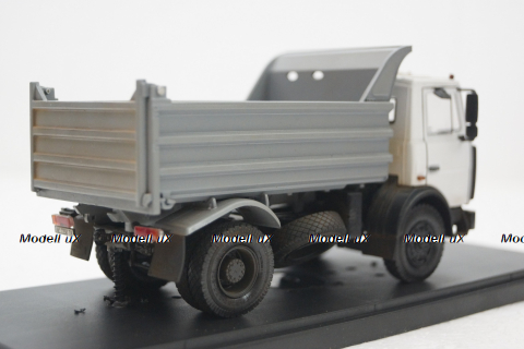 Маз-5551, самосвал, белый/серый, (АвтоИстория) Конверсии 1:43
