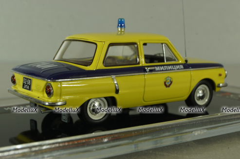 Заз-966 Запорожец,  Милиция, Гаи, желтый, TruckTyr 1:43
