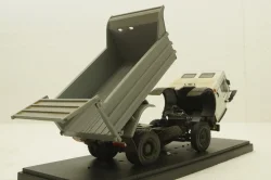 Маз-5551, самосвал, белый/серый, (АвтоИстория) Конверсии 1:43