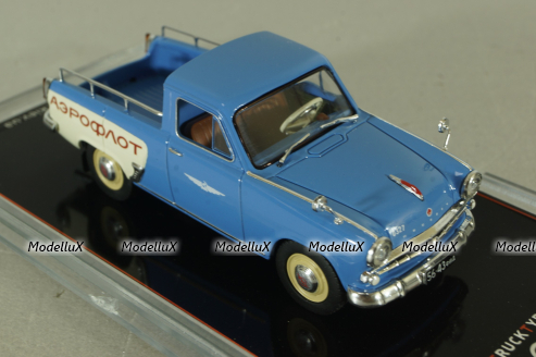 Москвич-430 пикап, Аэрофлот, синий, TruckTyr 1:43