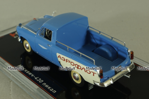 Москвич-430 пикап, Аэрофлот, синий, TruckTyr 1:43