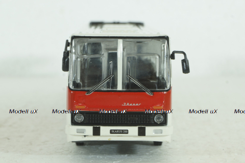 Ikarus-280, white/red,  Kultovni Autobusy Minule Ery 1:72