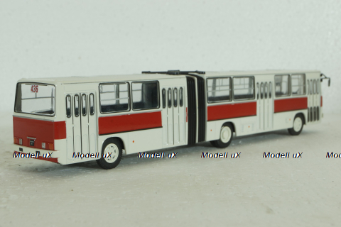 Ikarus-280, white/red,  Kultovni Autobusy Minule Ery 1:72