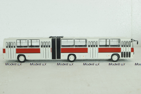 Ikarus-280, white/red,  Kultovni Autobusy Minule Ery 1:72