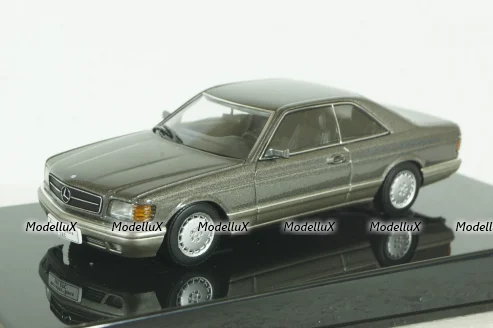 Mercedes-Benz 500 SEC Coupe (С126), antracite grey metallic, 56213, AutoArt 1:43
