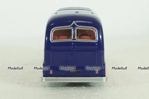 Burlingham Seagull, orange/blue,  Kultovni Autobusy Minule Ery 1:72