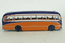 Burlingham Seagull, orange/blue,  Kultovni Autobusy Minule Ery 1:72